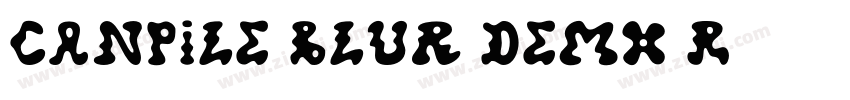 Canpile Blur Demo R字体转换 Canpile Blur Demo R字体转换